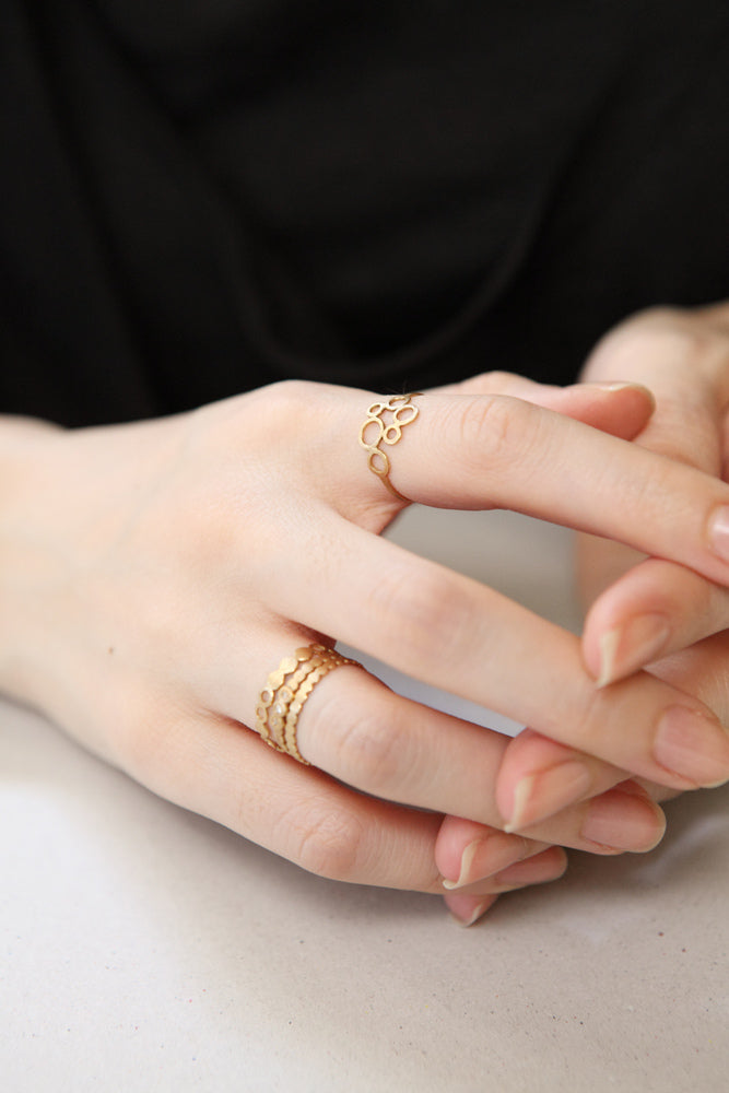 Perche? Bubble Ring 4/K18