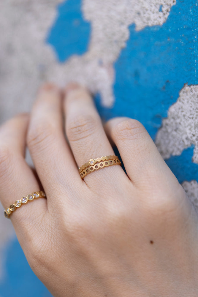 Perche? Circle Ring Ring 1/K18