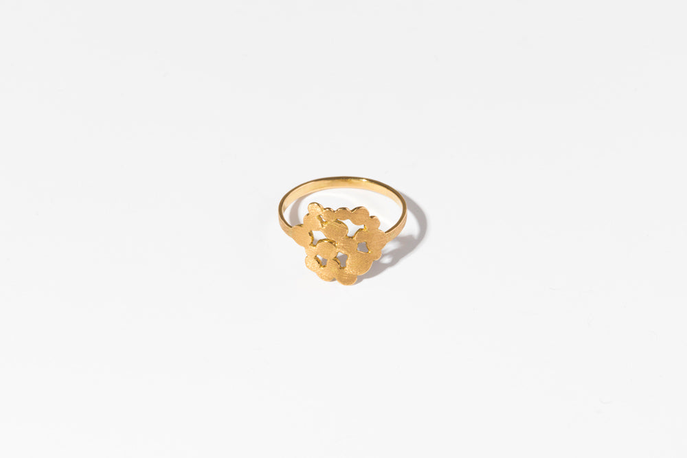 Perche? Flat bubble Ring2/K18