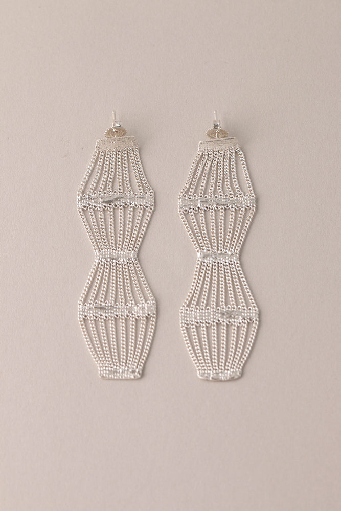 hannah keefe bellows earring Pierce/Silver