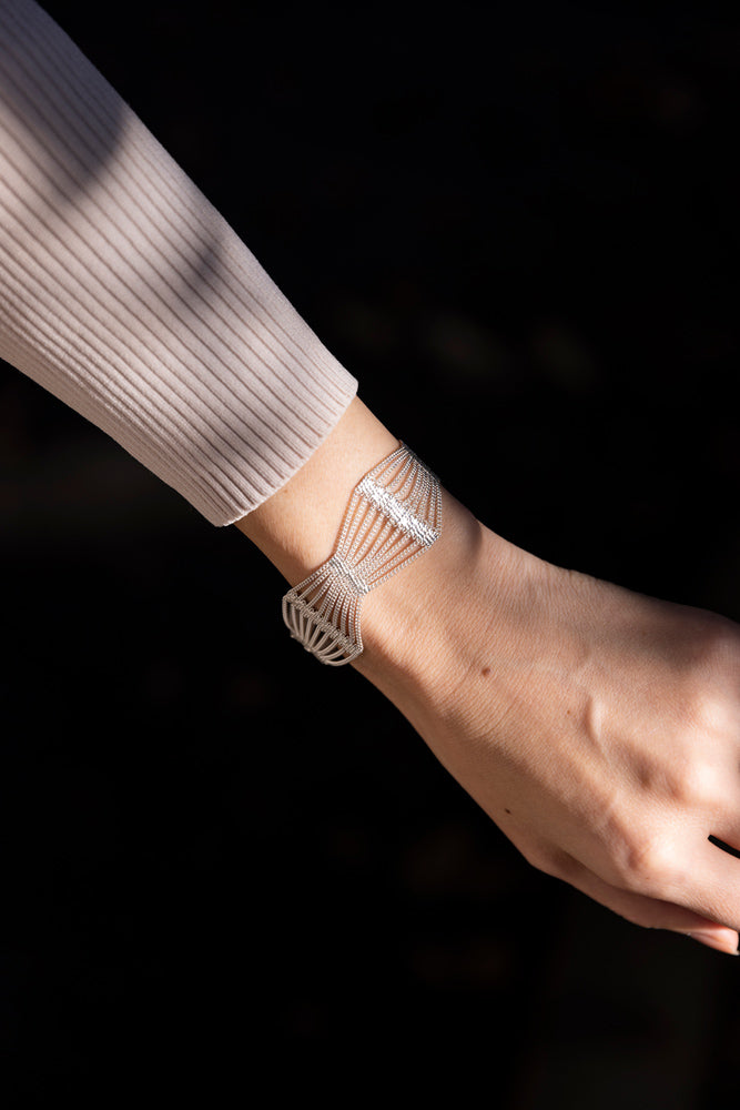 hannah keefe bellows bracelet bracelet/Silver