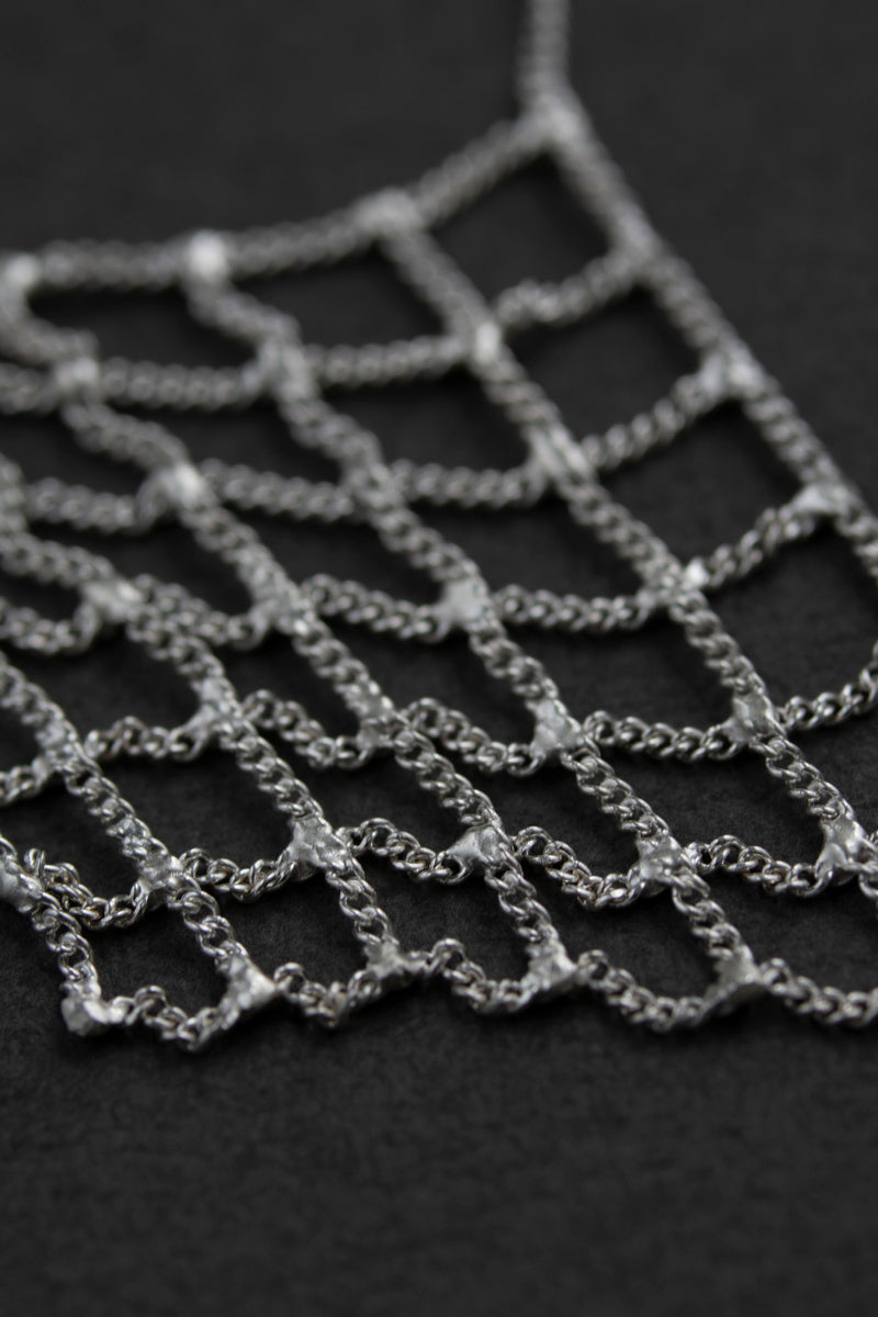 hannah keefe lil net necklace ネックレス/Silver
