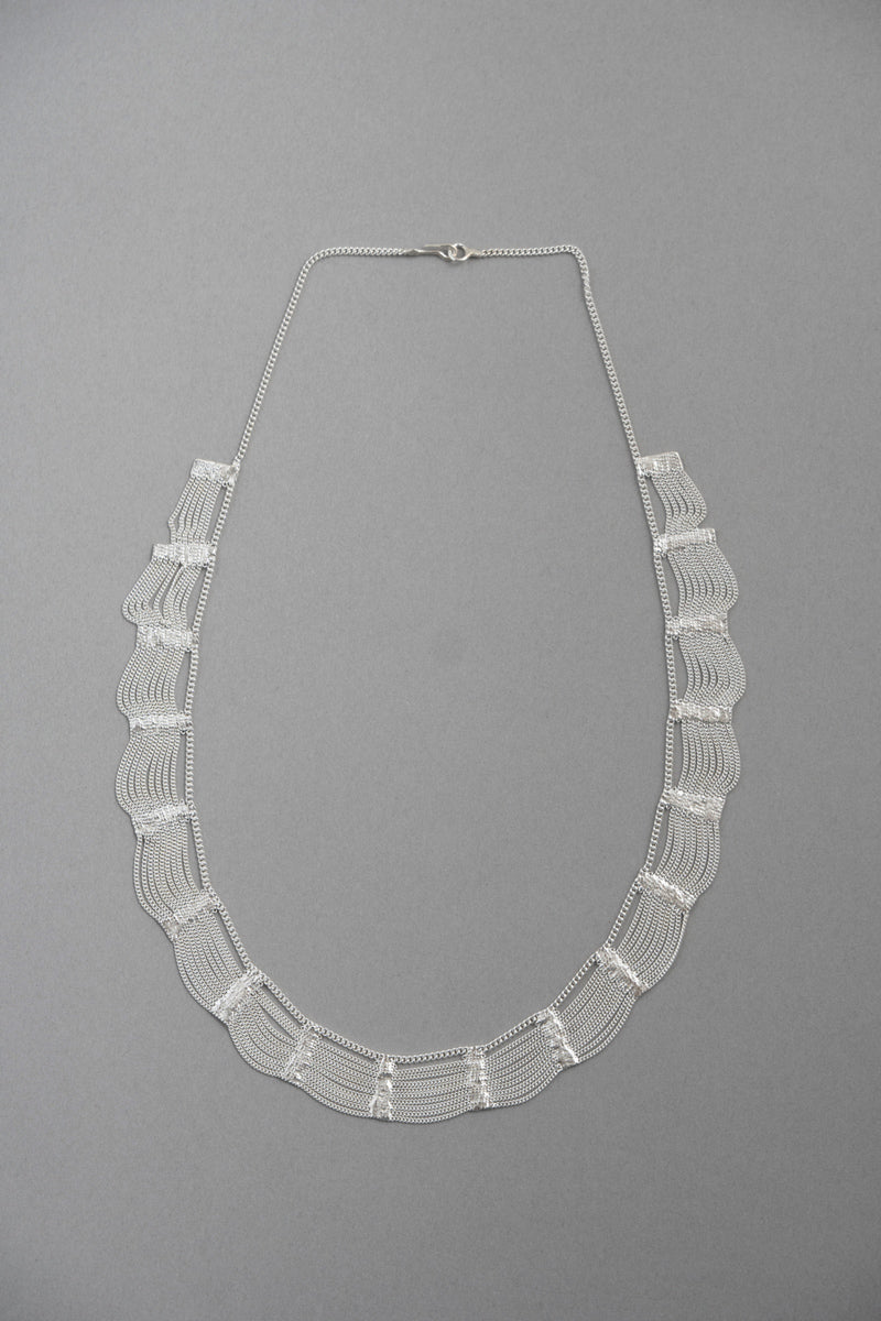 hannah keefe LACE necklace /Silver