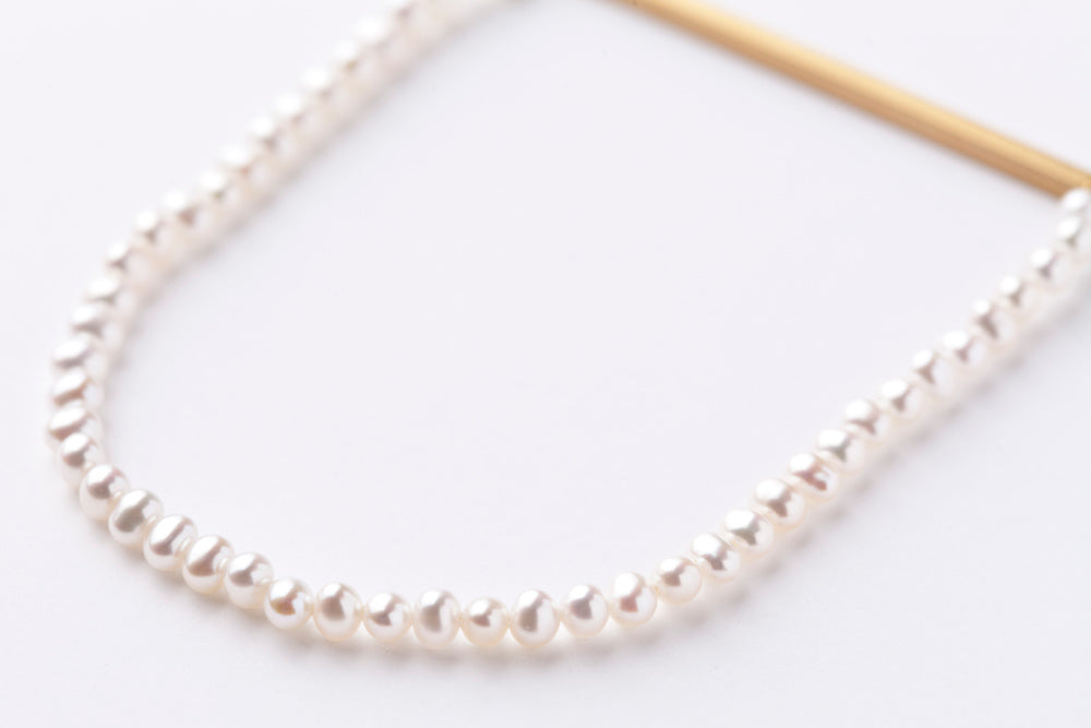 jaren Rope necklace L pearl or quartz ネックレス