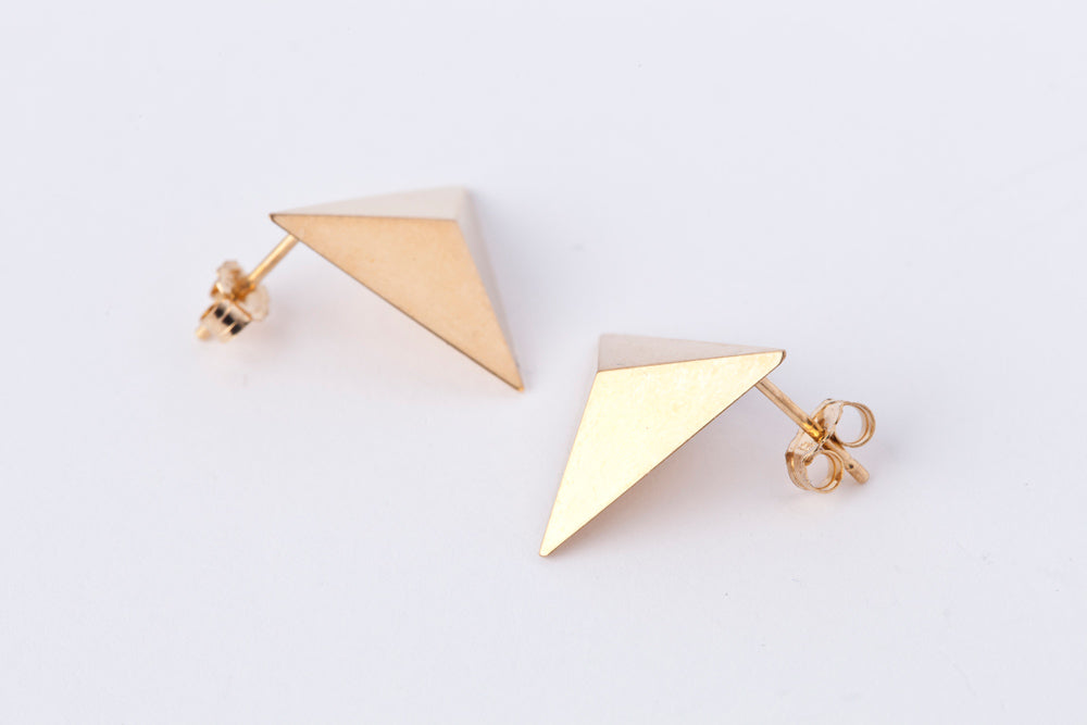 jaren Triangle gold earring ピアス
