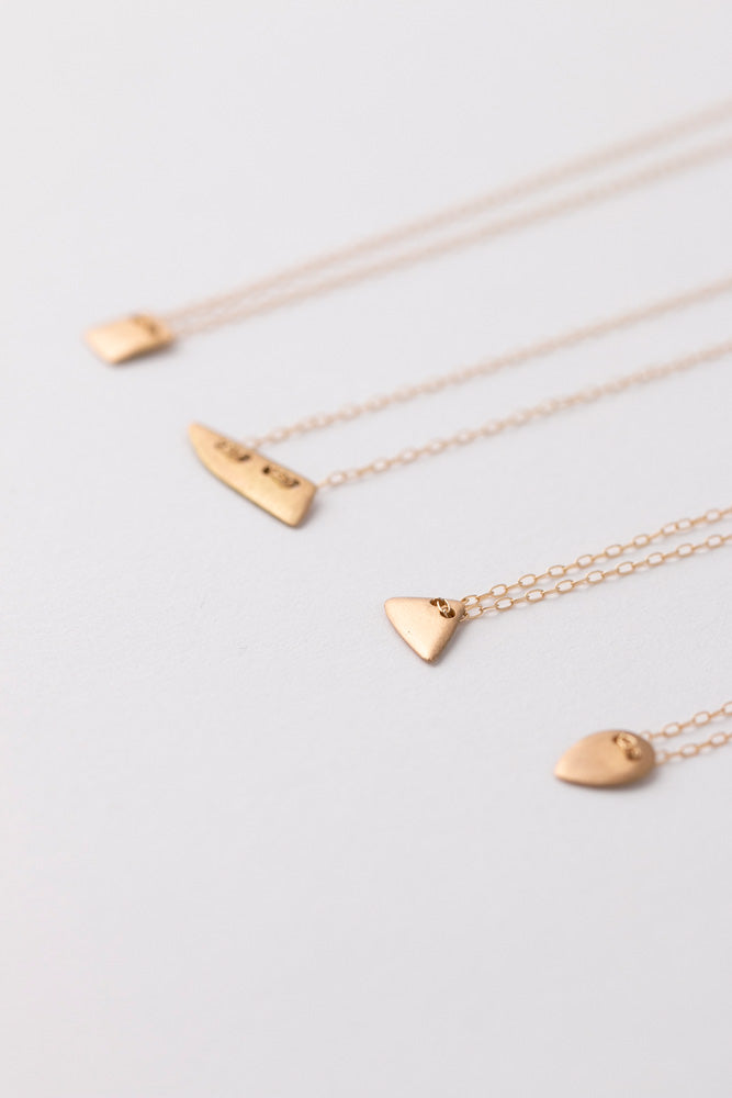 LANA ia lani FLAKES necklace Triangle ネックレス/K18