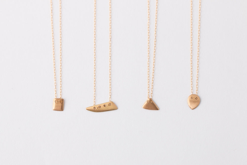 LANA ia lani FLAKES necklace Triangle ネックレス/K18