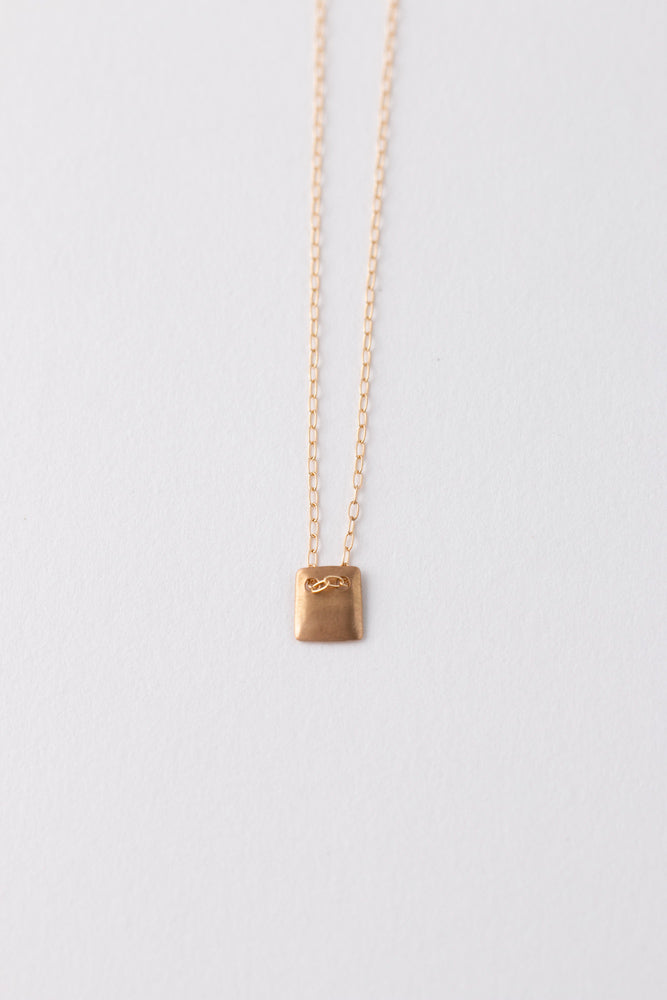LANA ia lani FLAKES necklace Square ネックレス/K18