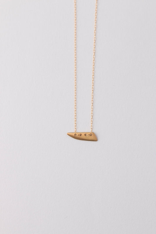 LANA ia lani FLAKES necklace Woodchip ネックレス/K18