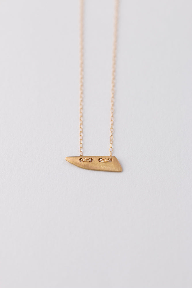 LANA ia lani FLAKES necklace Woodchip ネックレス/K18