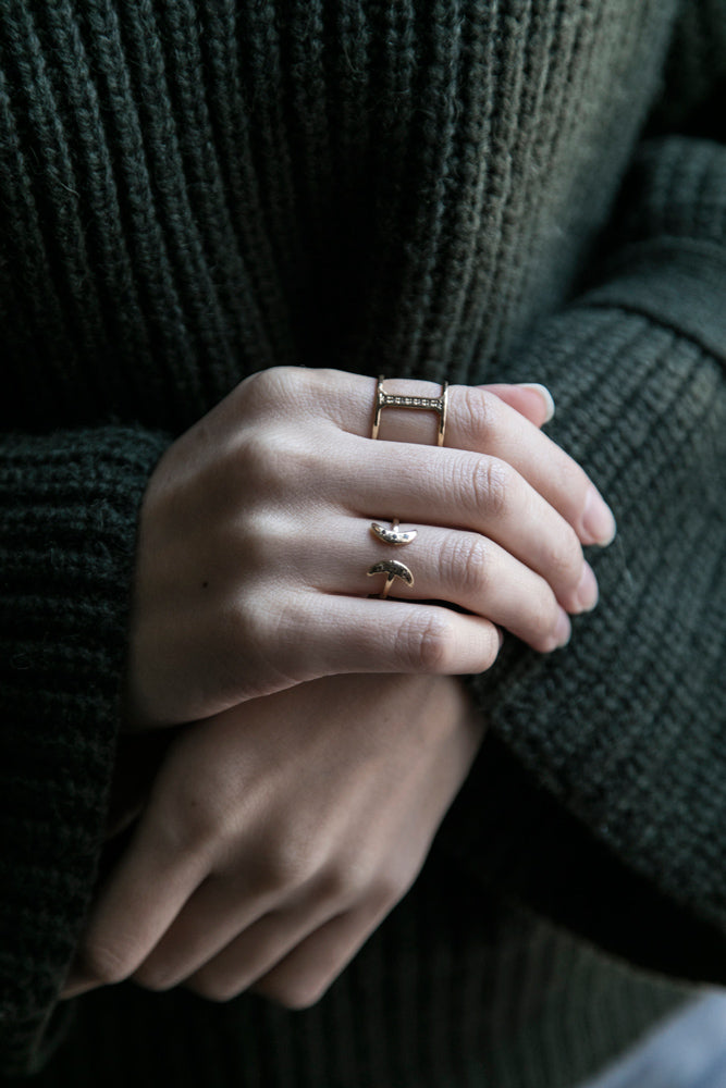 LiniE Tribe pearl ring パールリング/K10