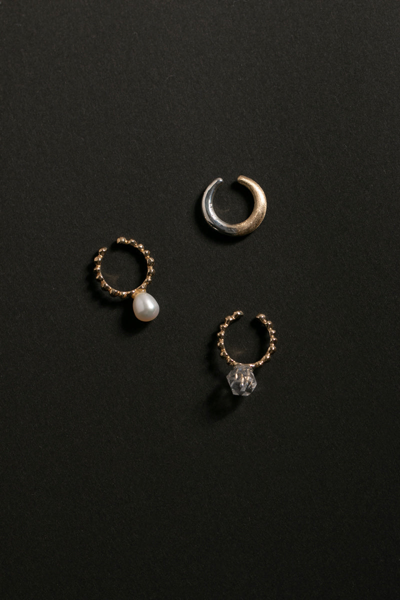 LiniE K10&SV SUN AND MOON Ear cuff