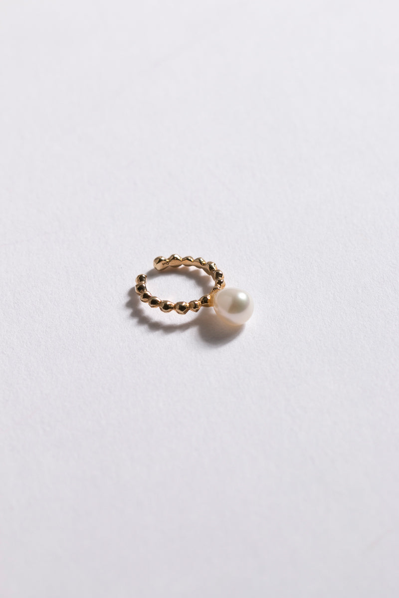 LiniE CUFFS OF THE MOON Pearl Ear cuff イヤカフ/K10