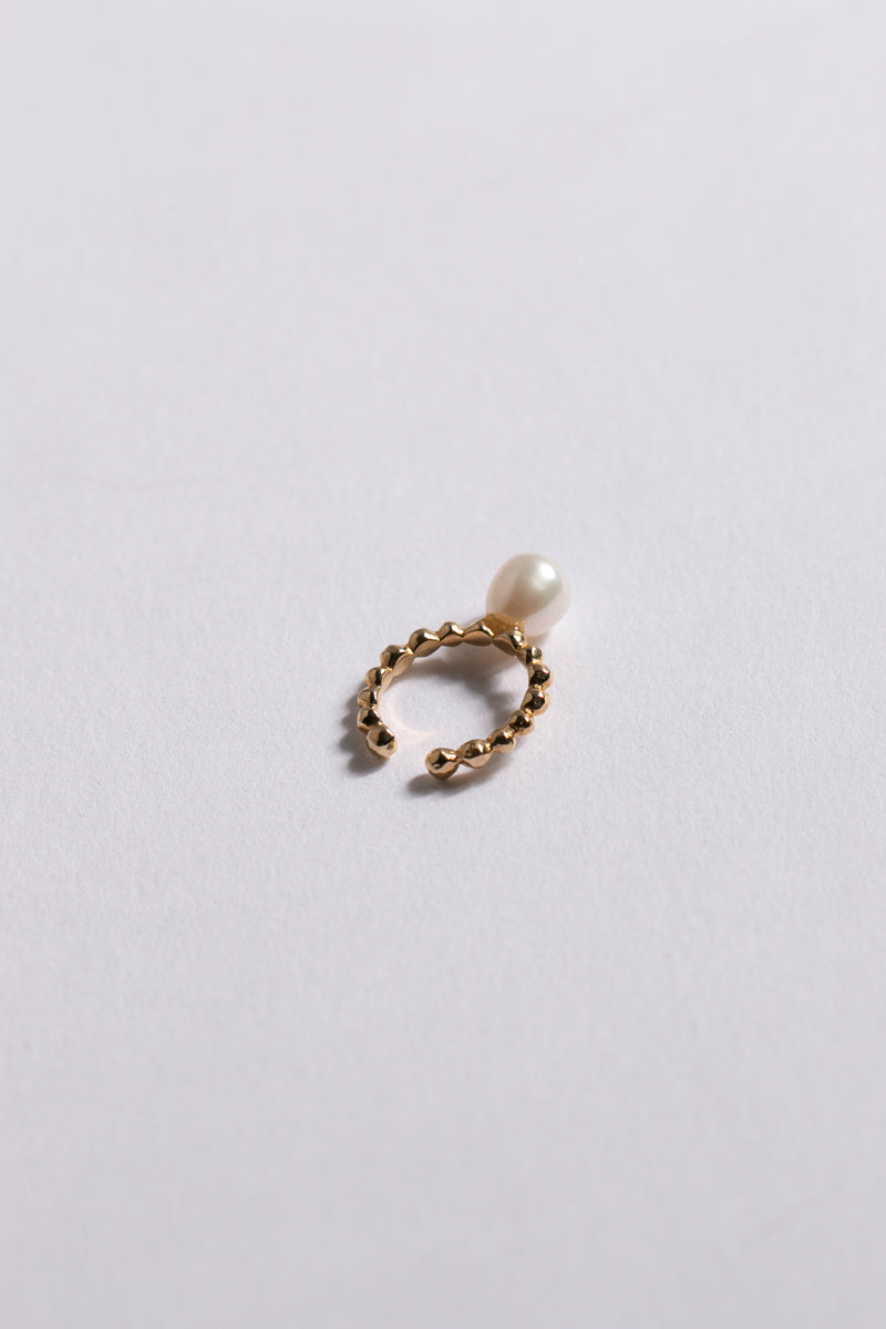 LiniE CUFFS OF THE MOON Pearl Ear cuff イヤカフ/K10