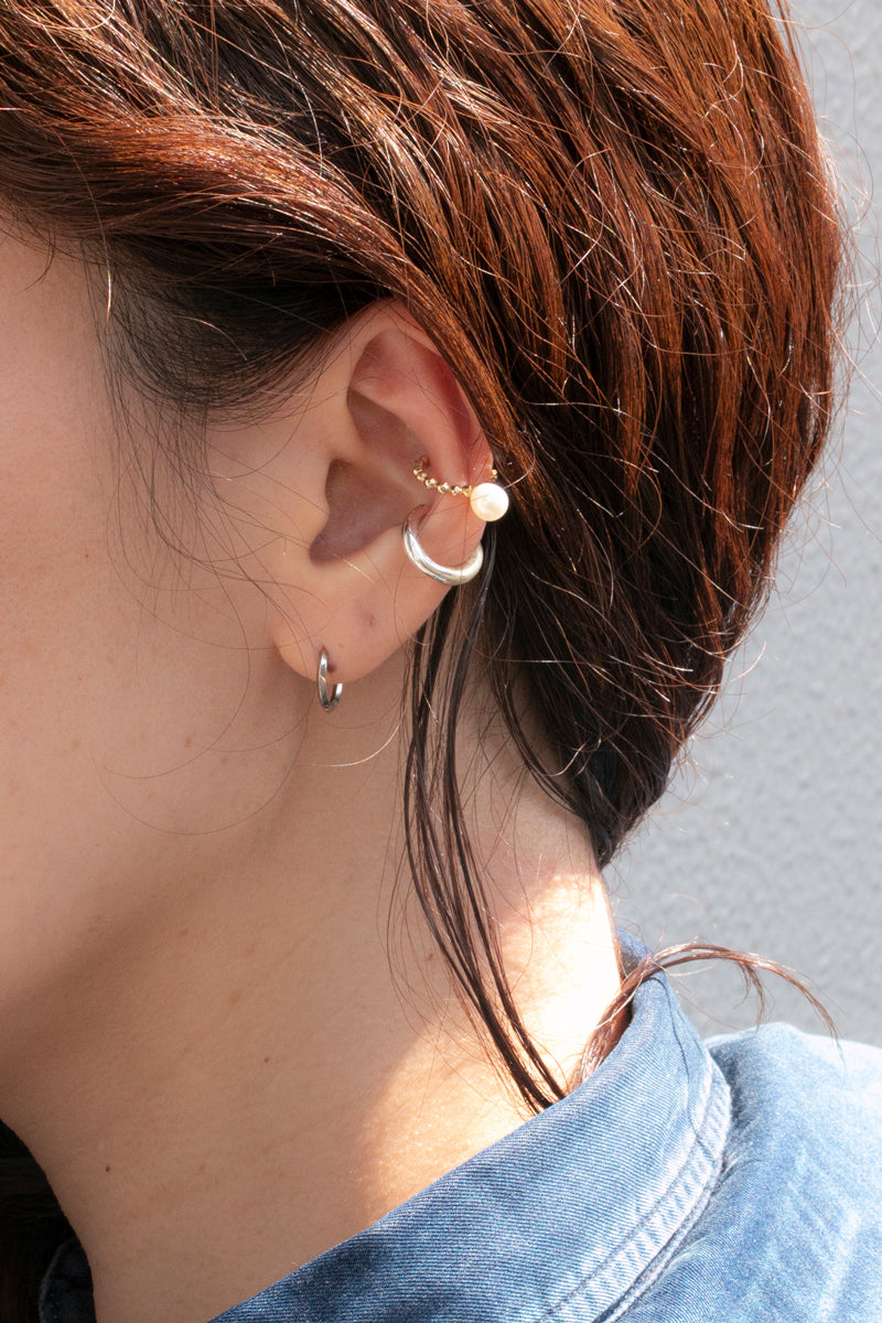 LiniE CUFFS OF THE MOON Pearl Ear cuff イヤカフ/K10