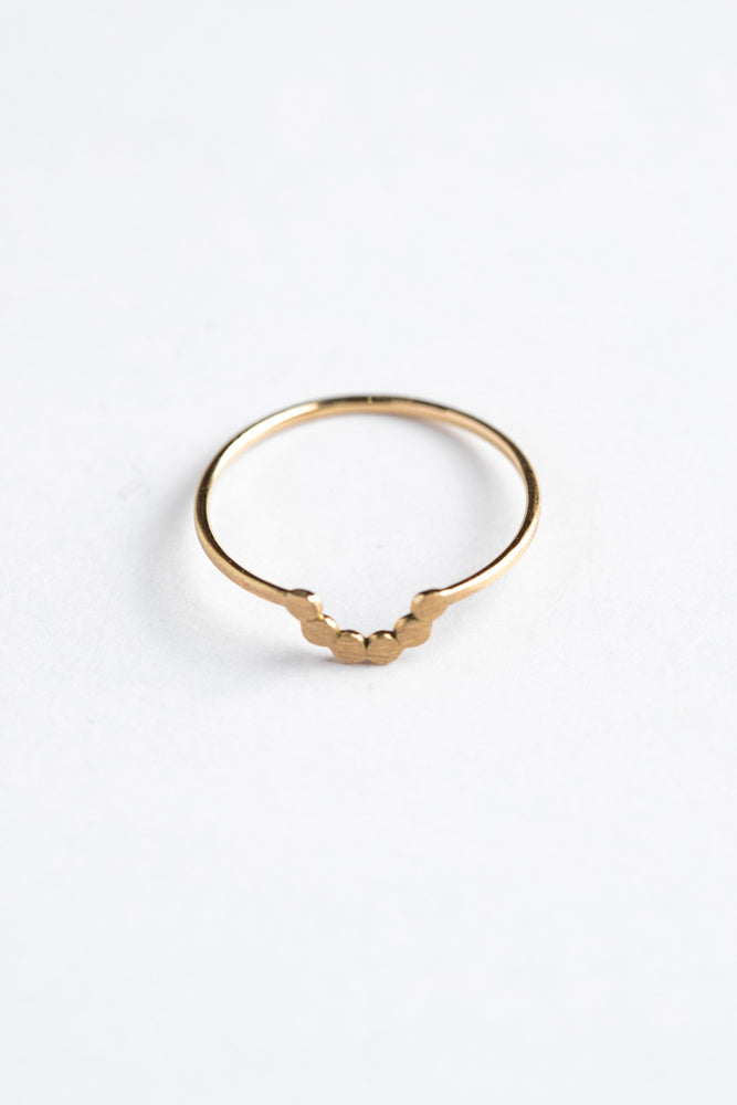 Perche? marumaru half Ring リング/K18