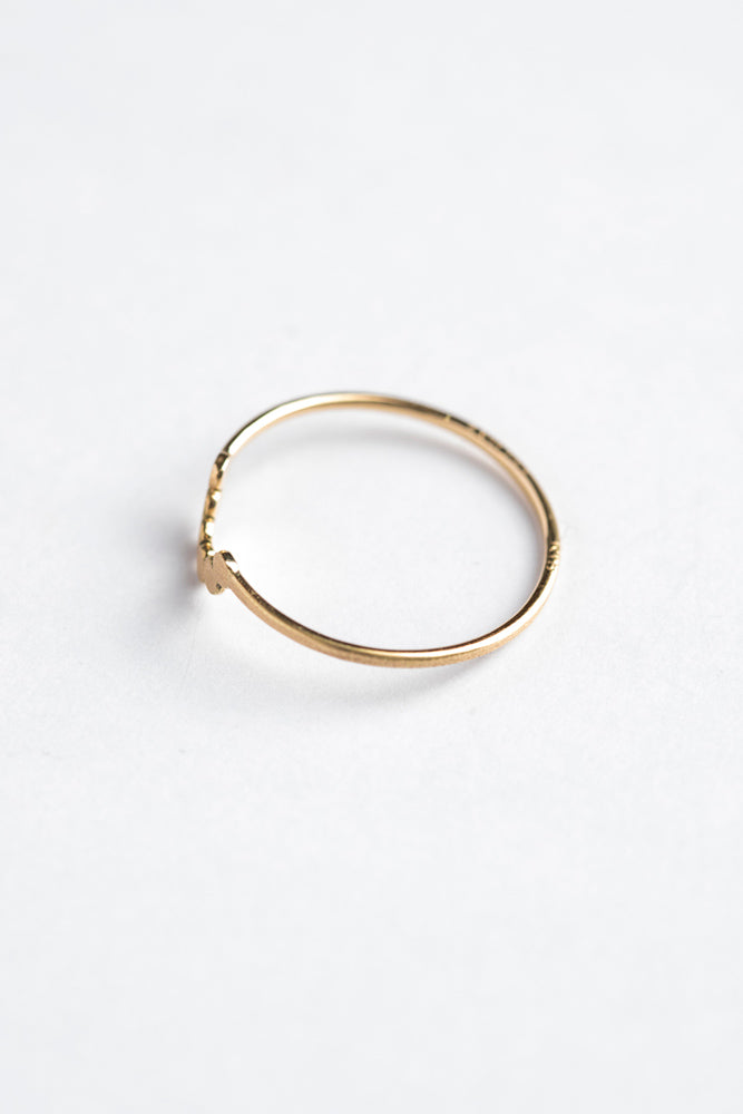 Perche? marumaru half Ring リング/K18