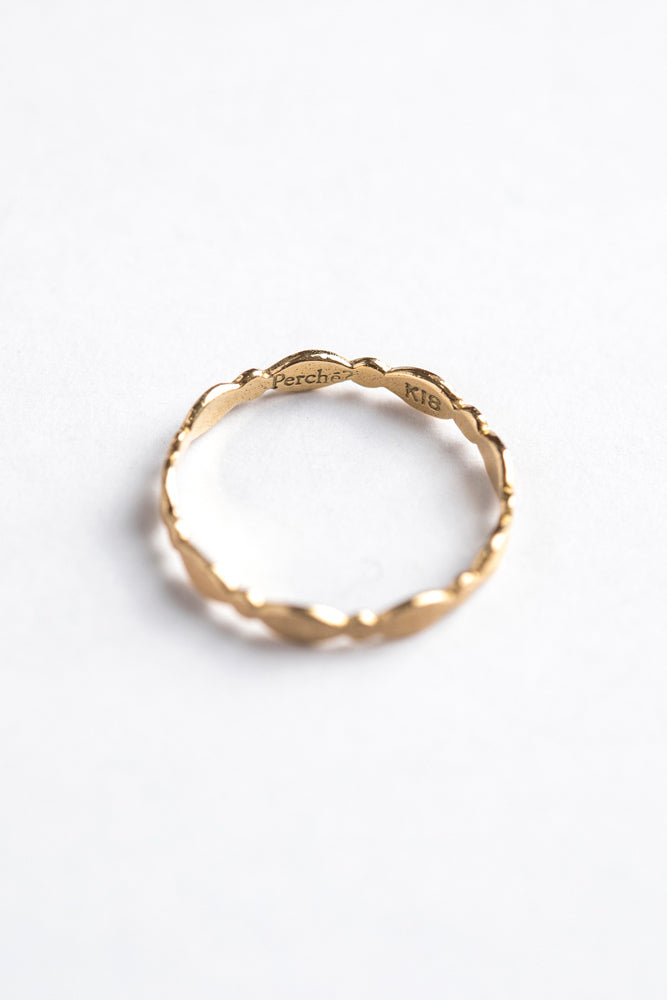 Perche? maru oval Ring リング1/K18