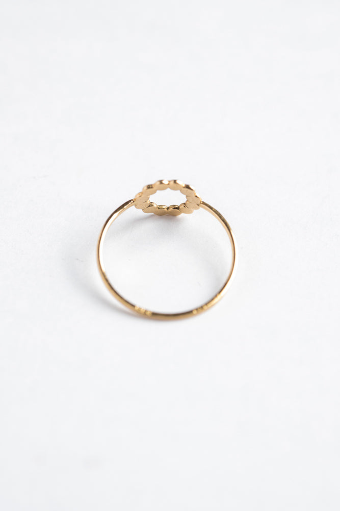 Perche? marumaru round Ring Ring/K18