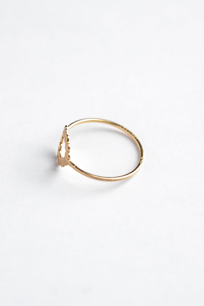 Perche? marumaru round Ring Ring/K18