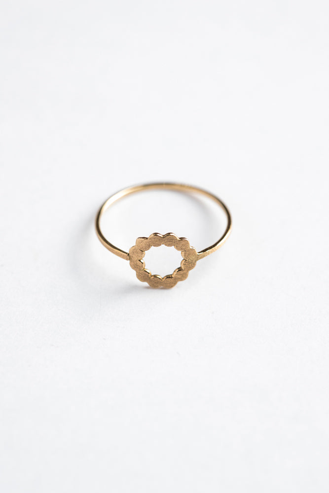Perche? marumaru round Ring Ring/K18