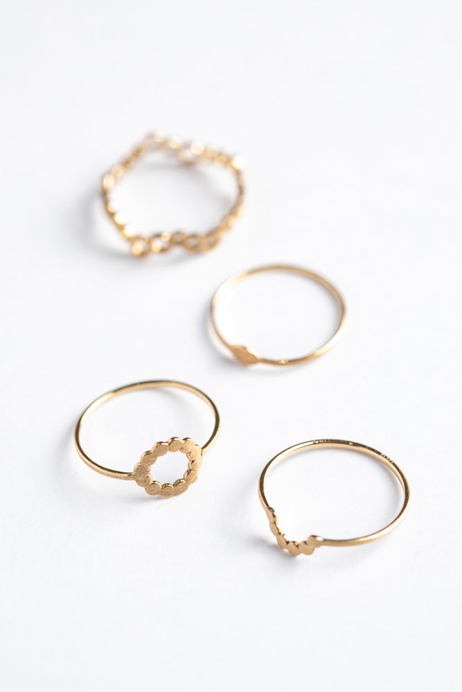 Perche? marumaru round Ring Ring/K18