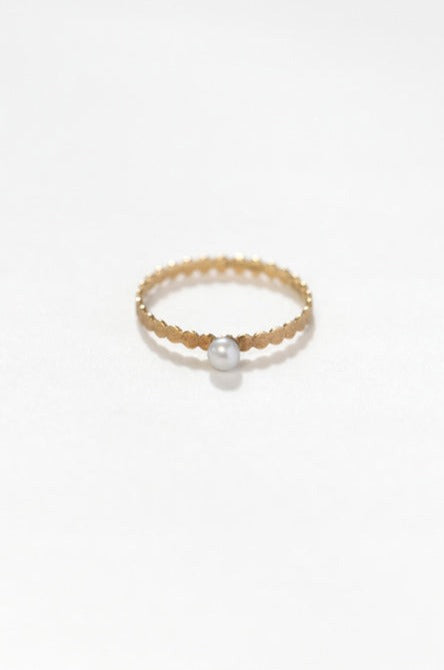 Perche? marumaru pearl Ring1 /K18