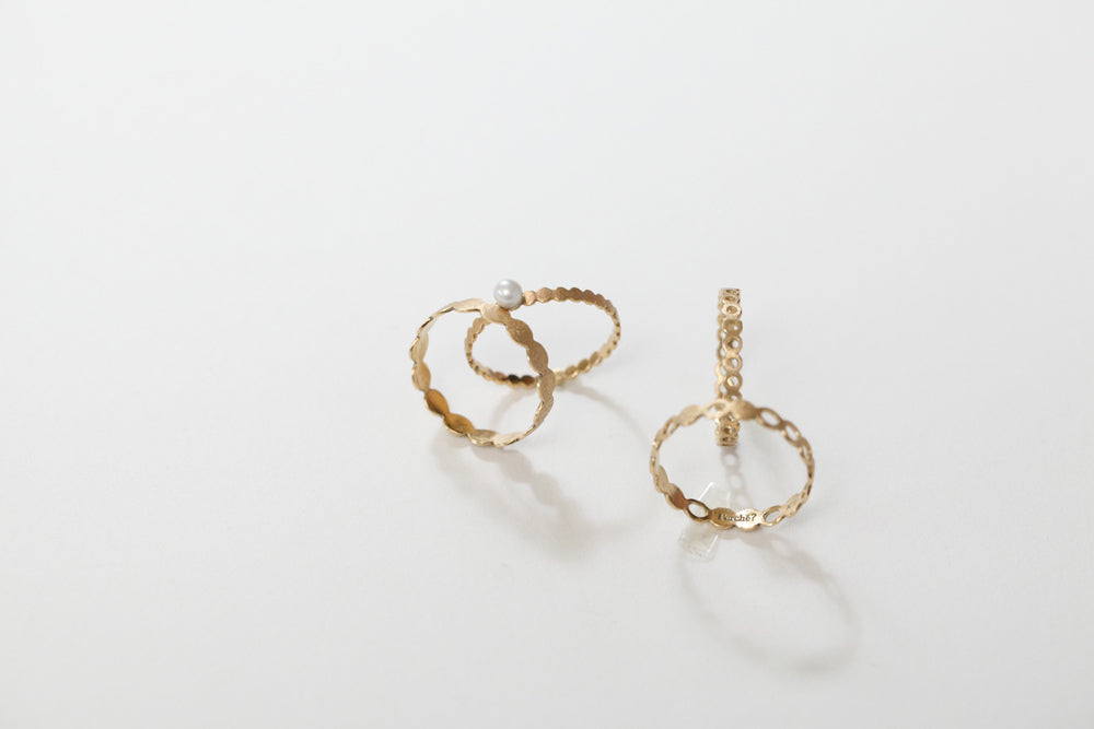 Perche? marumaru pearl Ring パールリング1/K18