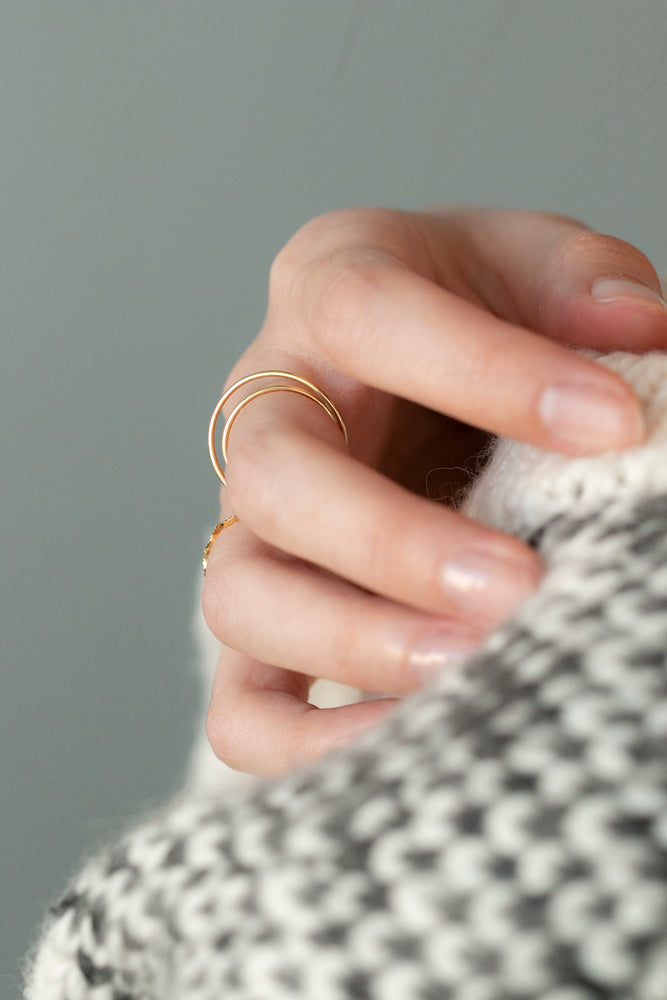 MINIMUMNUTS float Ring フロートリング2/K18