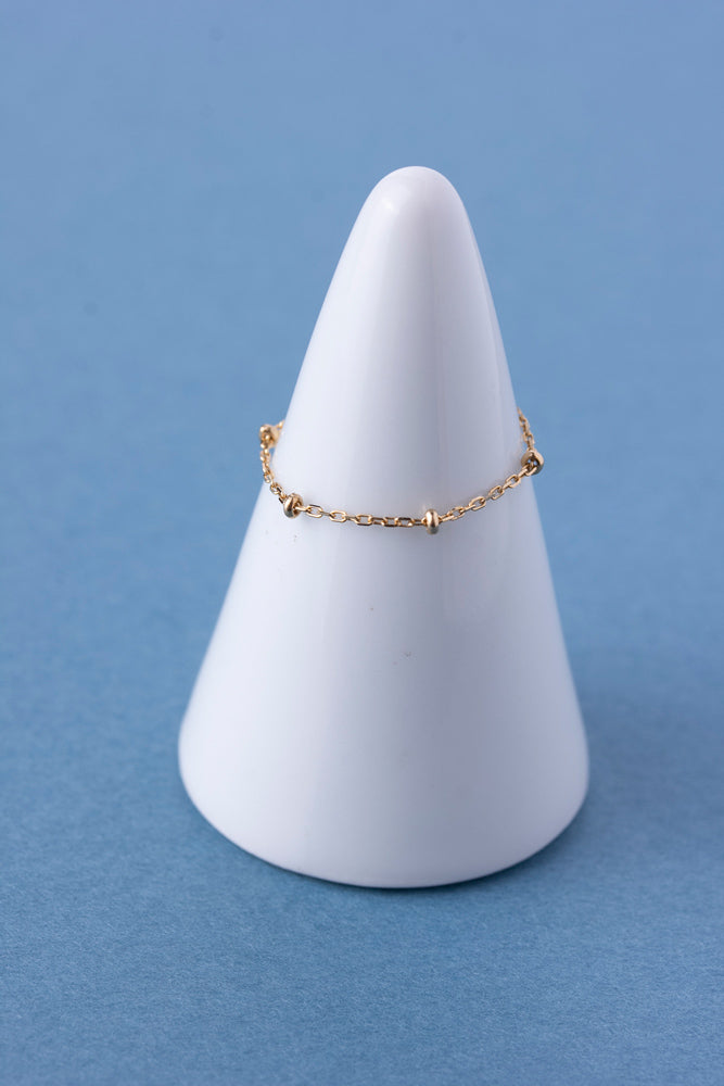 MINIMUMNUTS Tiny Station Chain Ring 3 /K18