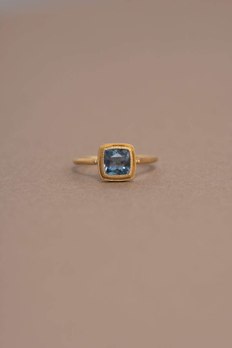 MONAKA jewelery flat stone Tanzanite Ring Tanzanite ring/K14