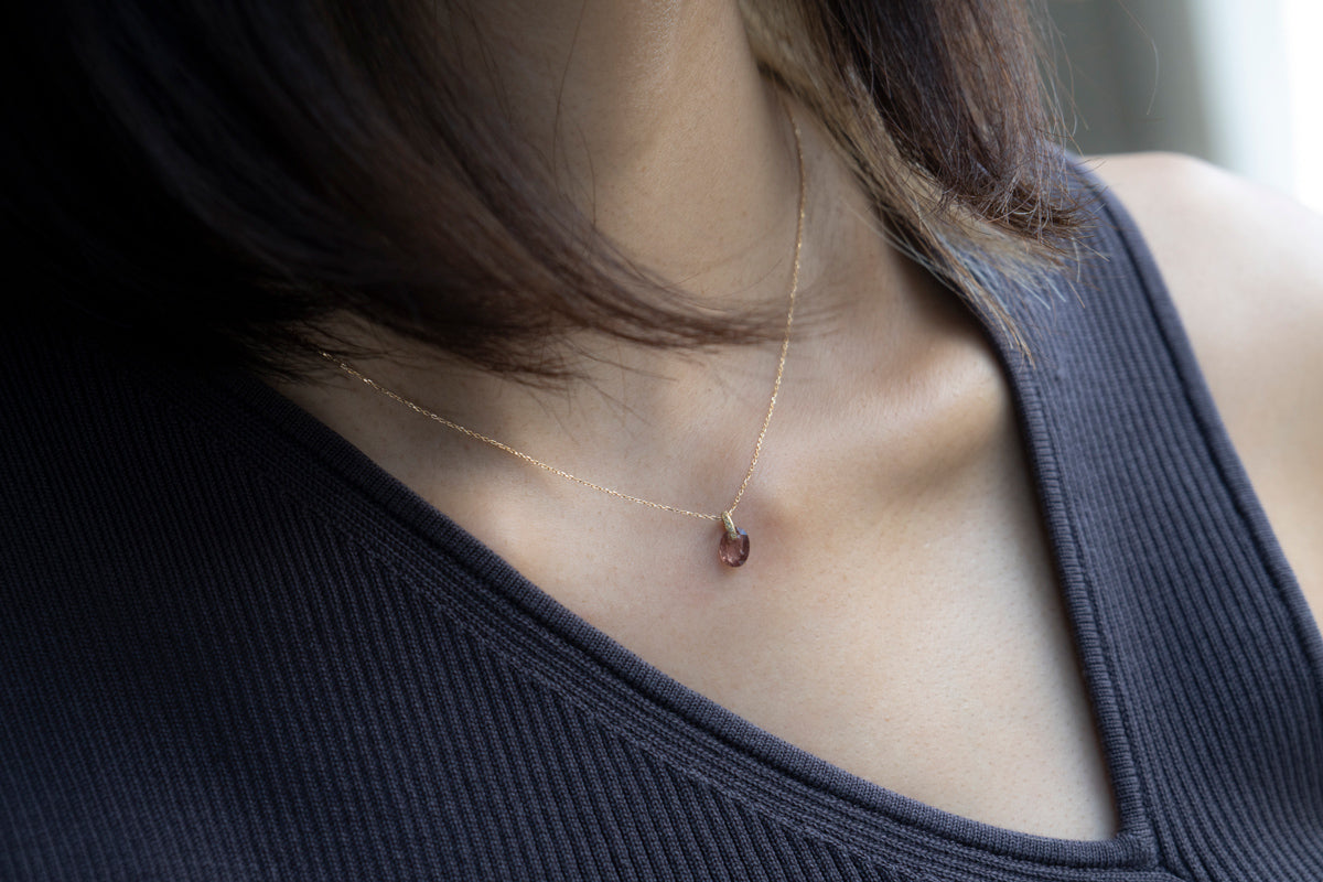 MONAKAjewellery Hibiki sapphire necklace Sapphire necklace/K18