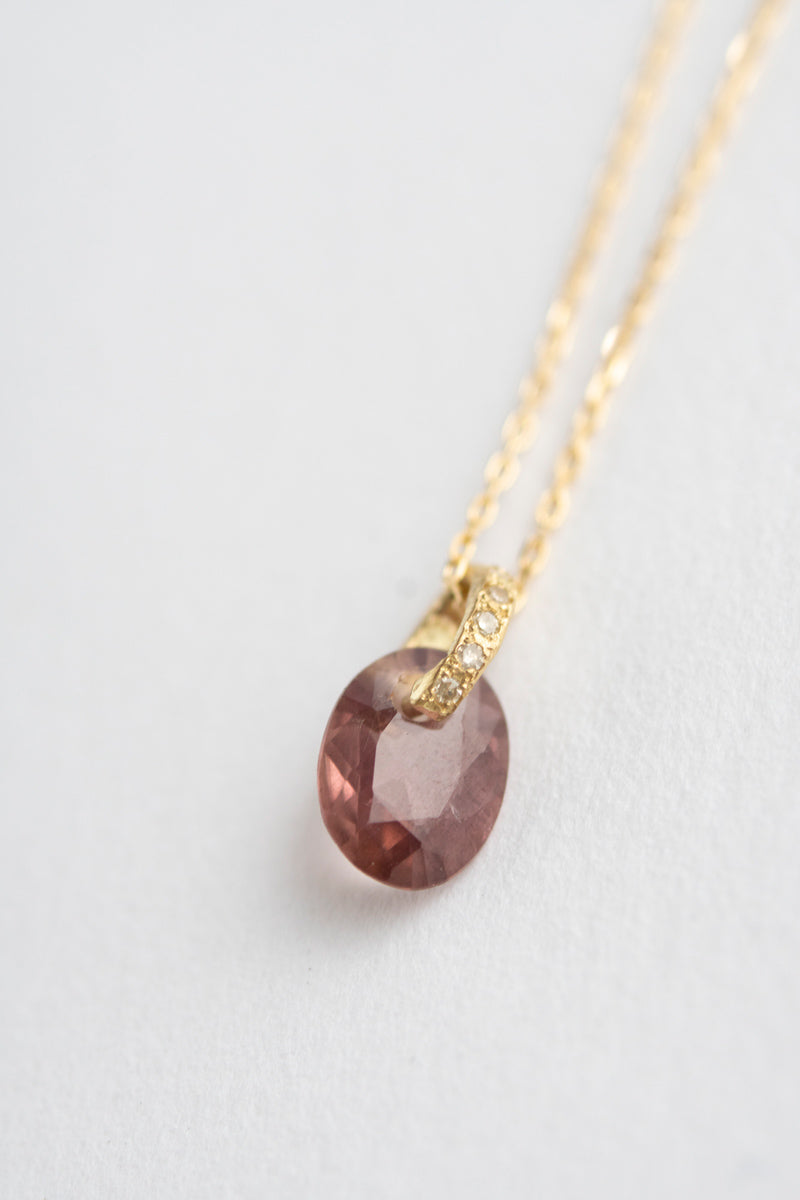 MONAKAjewellery Hibiki sapphire necklace Sapphire necklace/K18