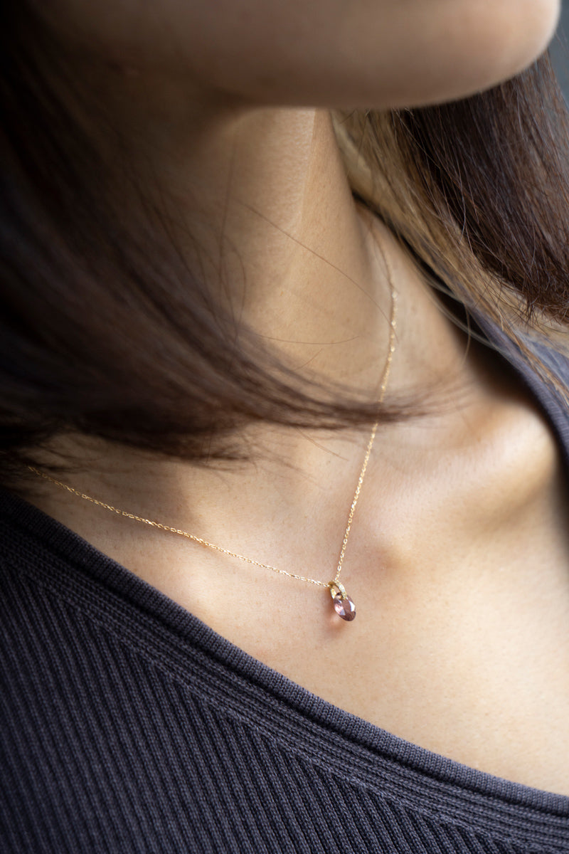MONAKAjewellery Hibiki sapphire necklace Sapphire necklace/K18