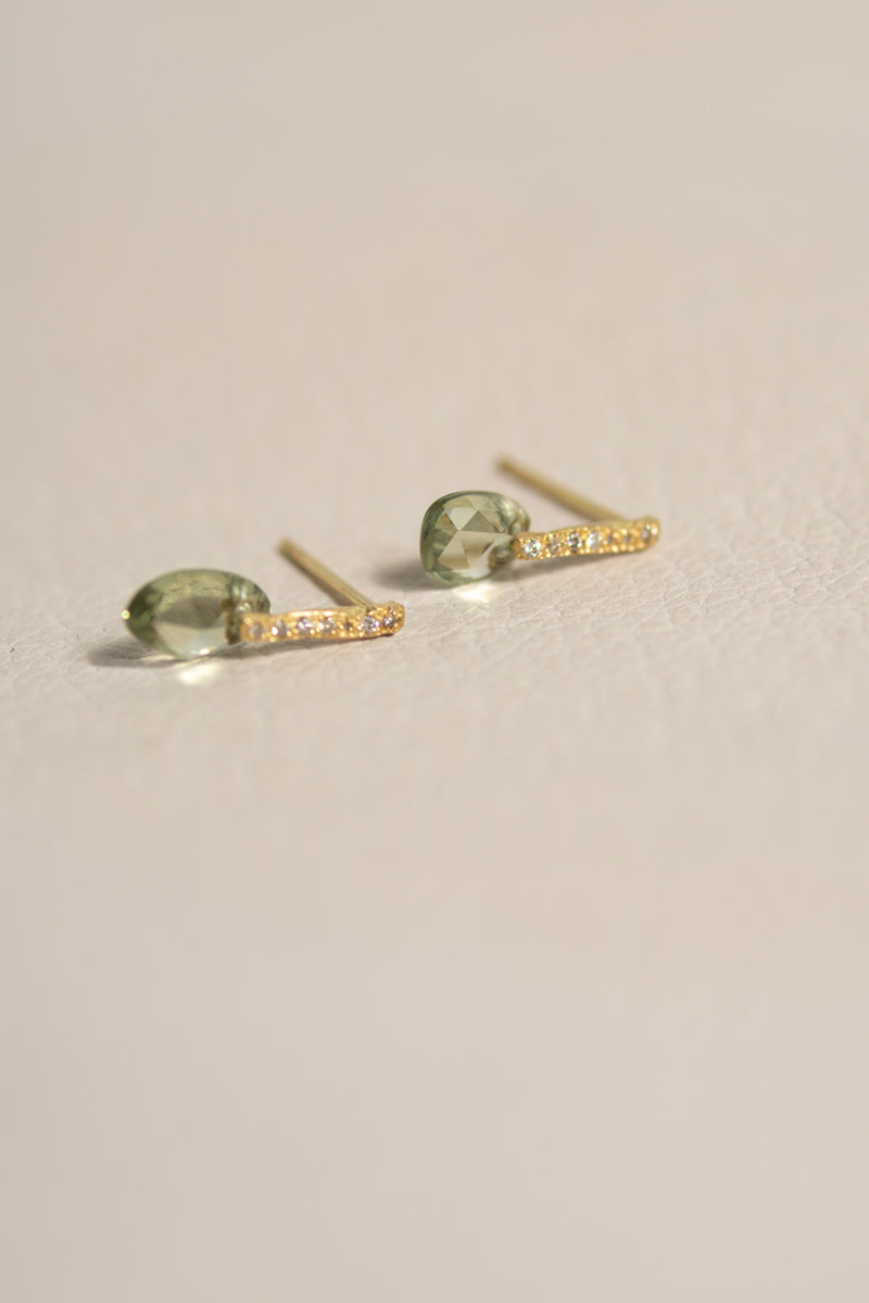 MONAKAjewellery Hibiki sapphire pierce サファイアピアス/K18