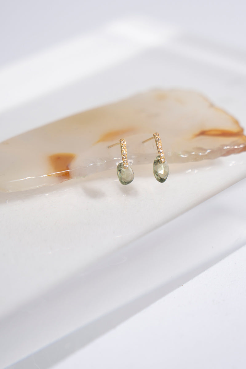 MONAKAjewellery Hibiki sapphire pierce サファイアピアス/K18