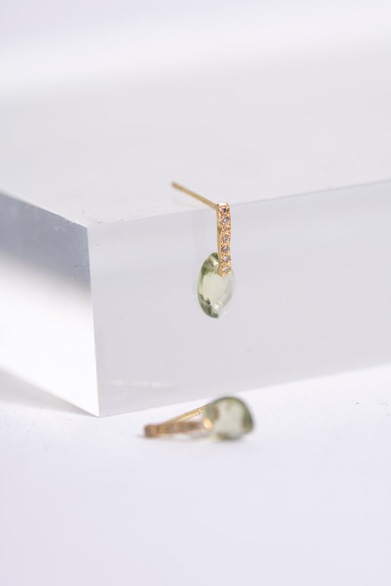 MONAKAjewellery Hibiki sapphire pierce サファイアピアス/K18