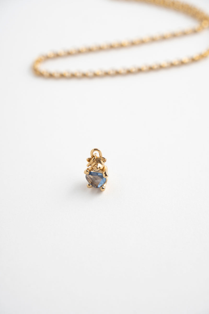 PALA TEDDY BEAR blue sapphire pendant top ブルーサファイアペンダントトップ