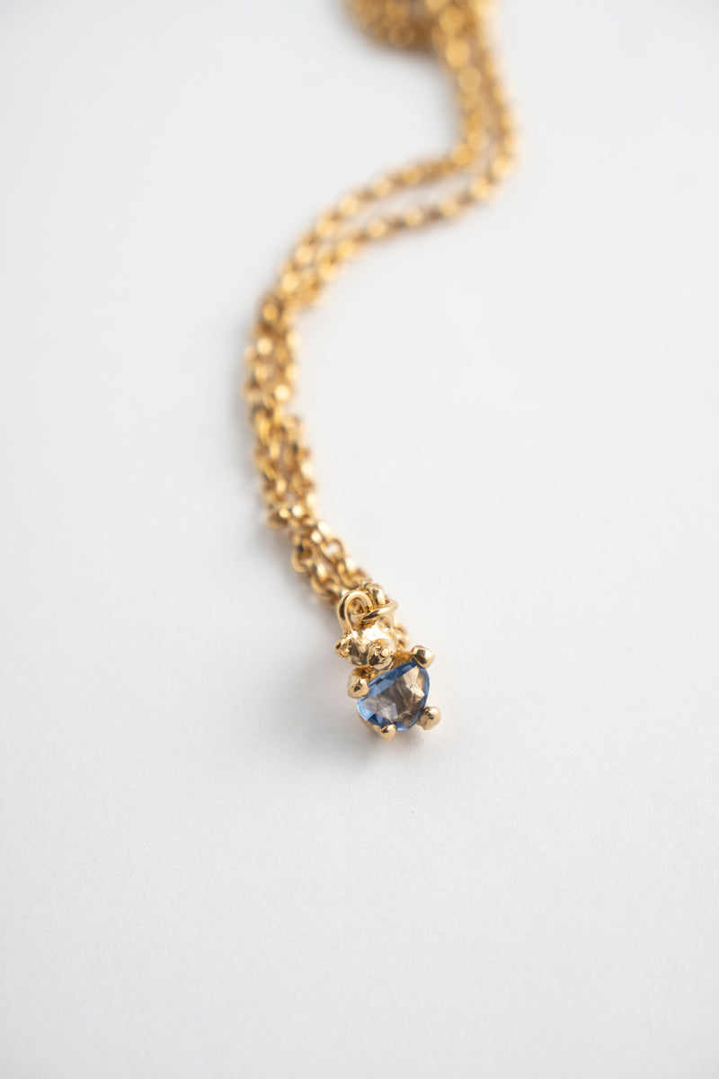 PALA TEDDY BEAR blue sapphire pendant top ブルーサファイアペンダントトップ