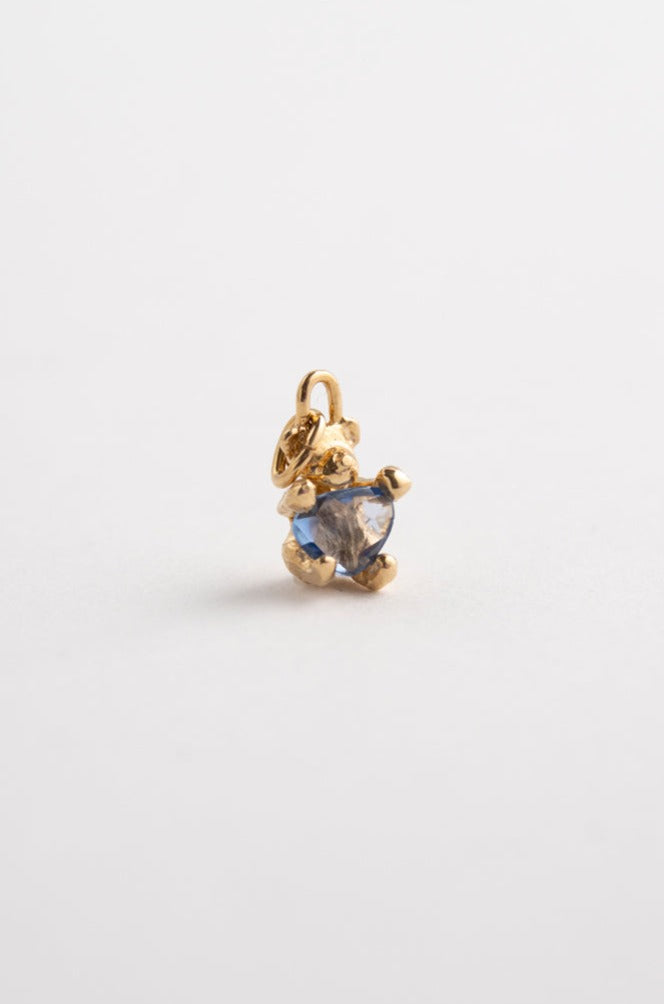 PALA TEDDY BEAR blue sapphire pendant top ブルーサファイアペンダントトップ