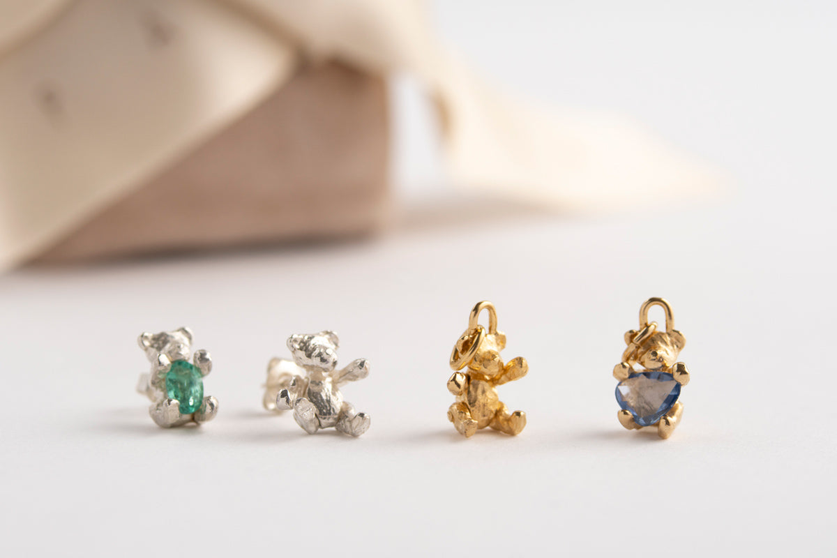 PALA TEDDY BEAR blue sapphire pendant top ブルーサファイアペンダントトップ