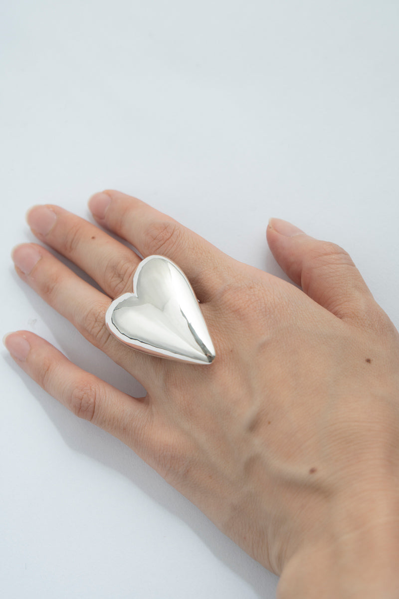 PALA BALOON Heart Ring & Pendant Ring & Necklace /Silver