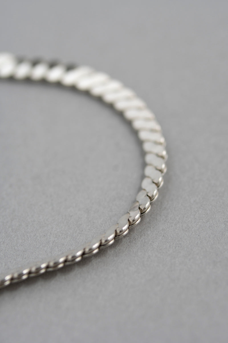 PALA braid chain hand Necklace ネックレス /Silver
