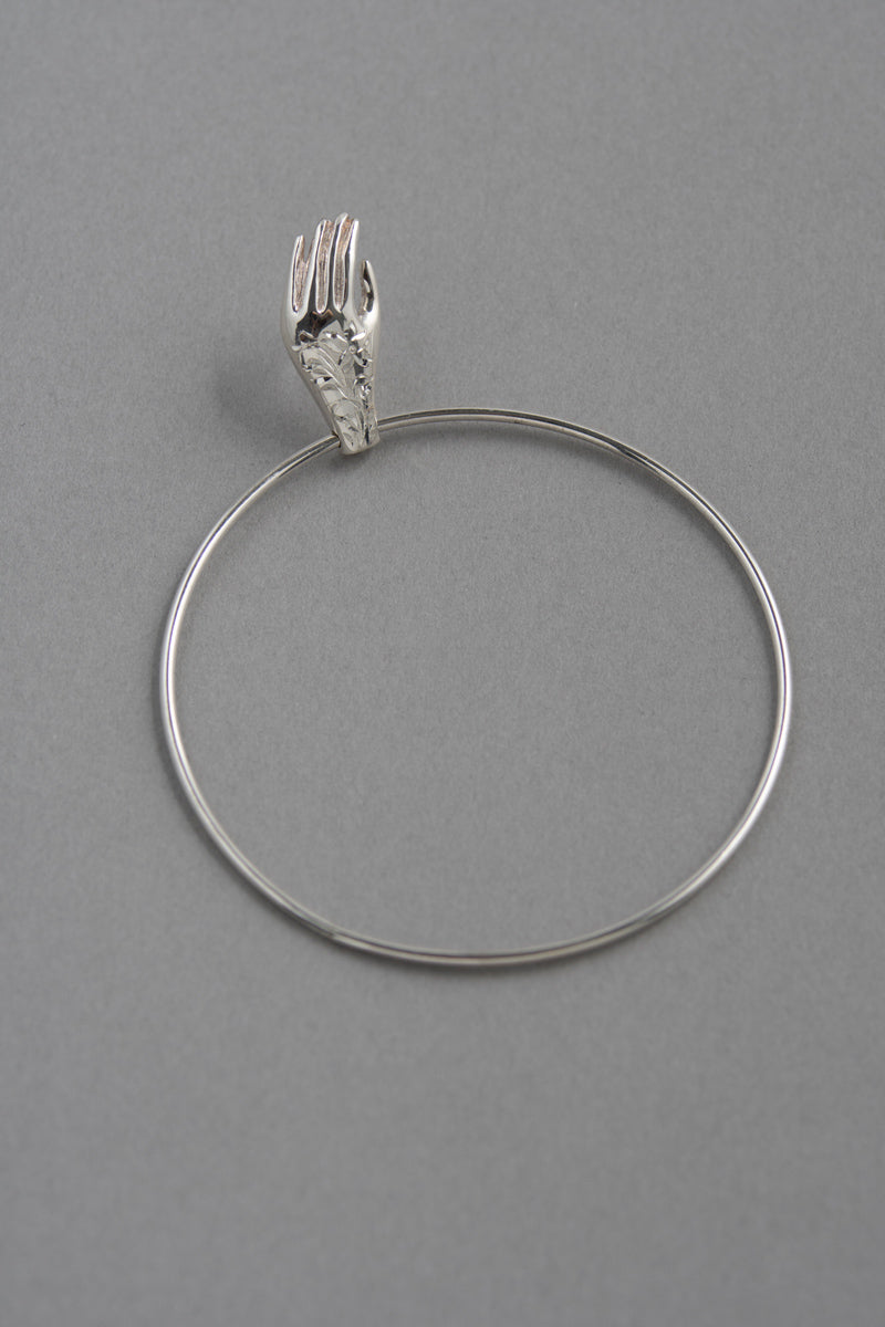 PALA FIGA BIG CIRCLE HAND PIERCE /Silver