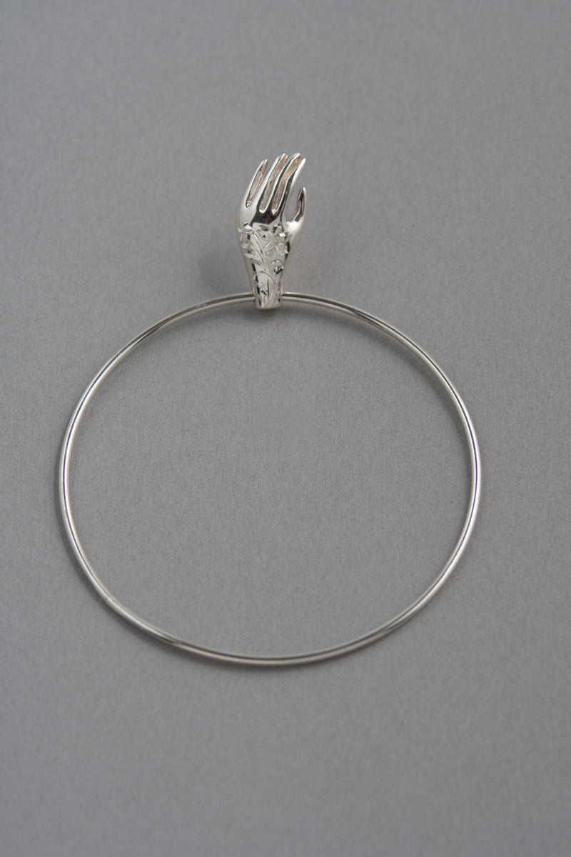 PALA FIGA BIG CIRCLE HAND PIERCE /Silver