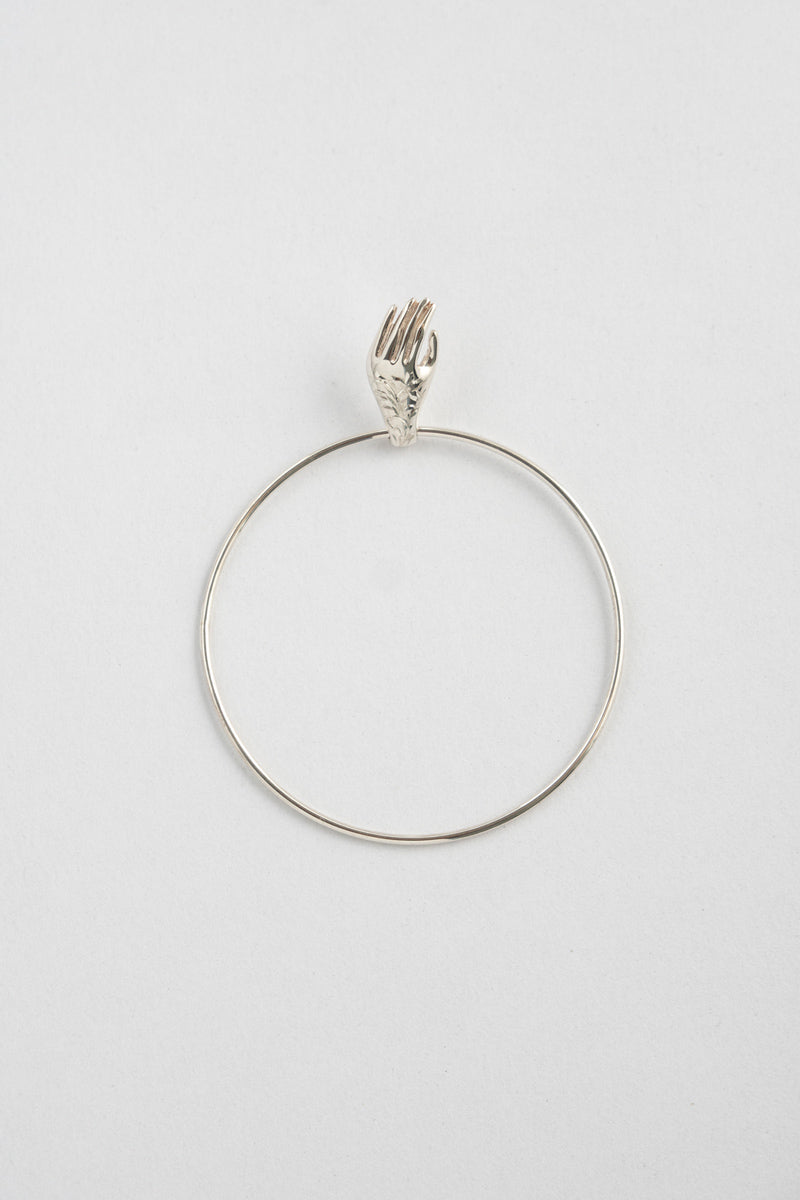 PALA FIGA BIG CIRCLE HAND PIERCE /Silver