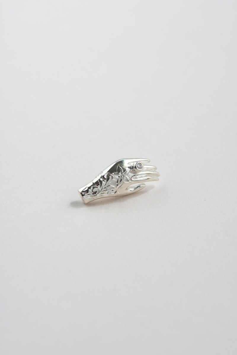 PALA FIGA diamond hand piercing diamond /Silver