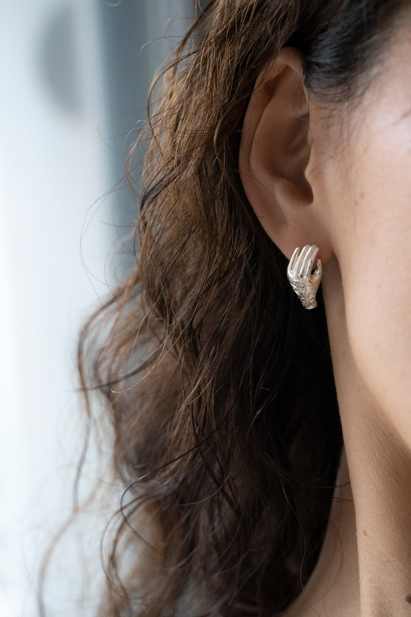 PALA FIGA Hand Pierce Tattoo /Silver