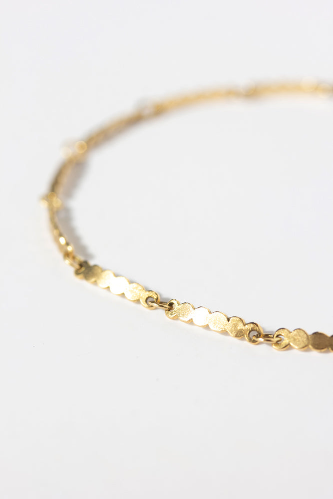 Perche? marumaru bangle gold bangle/K18