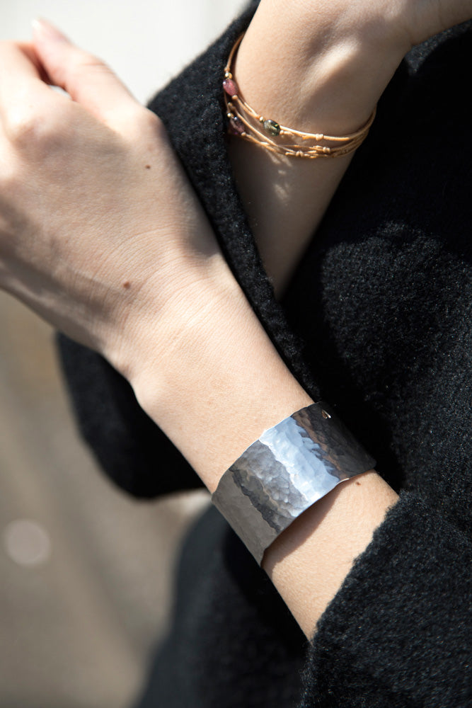 Perche? tsuchime bangle シルバーバングル
